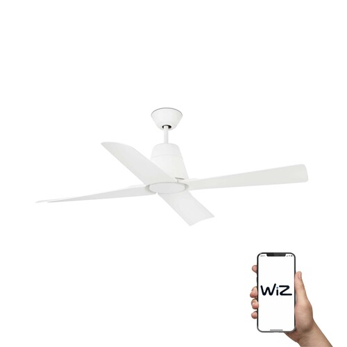 TYPHOON Ø1300MM BLANCO 4 PALAS IP44 WIZ