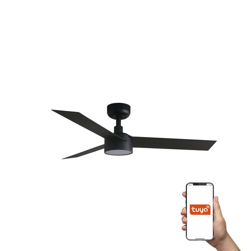 CRUISER S Ø1060MM NEGRO 3 PALAS 18W LED DIM TUYA