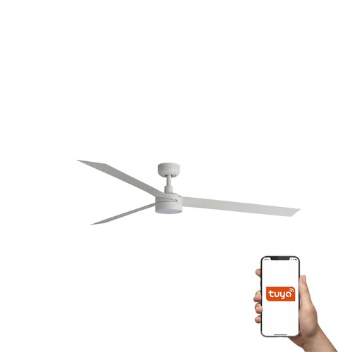 CRUISER XL Ø1600MM BLANCO 3 PALAS 18W LED DIM TUYA