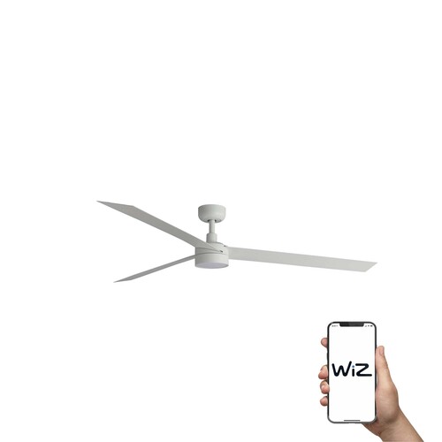 CRUISER XL Ø1600MM BLANCO 3 PALAS BLANCAS LED WIZ