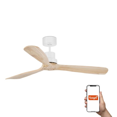 110V LANTAU L DC Ø1320 BLANCO 3 PALAS PINO TUYA