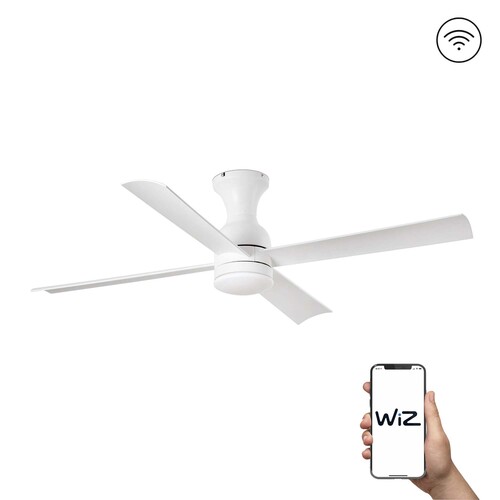 FRASER M LED Ventilador blanco WIZ