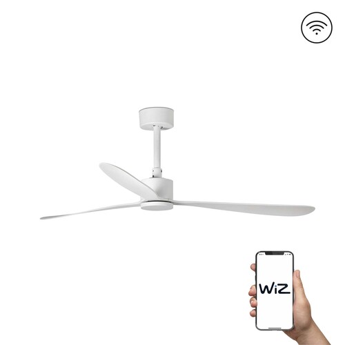 AMELIA Ø1320MM BLANCO 3 PALAS BLANCAS WIZ