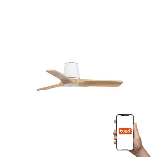 HEYWOOD TUB S Ø900 BLANCO 3 PALAS PINO TUYA