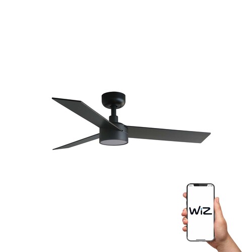 RUDDER S Ø1060MM NEGRO 3 P NEGRAS NOGAL LED WIZ