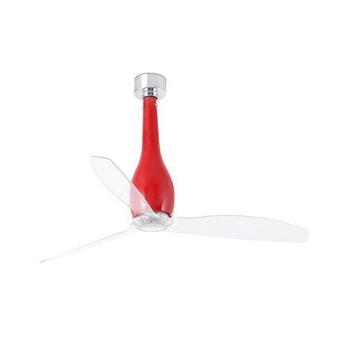 ETERFAN Ø1280 MM ROJO BRILLO PALAS TRANSPARENTES