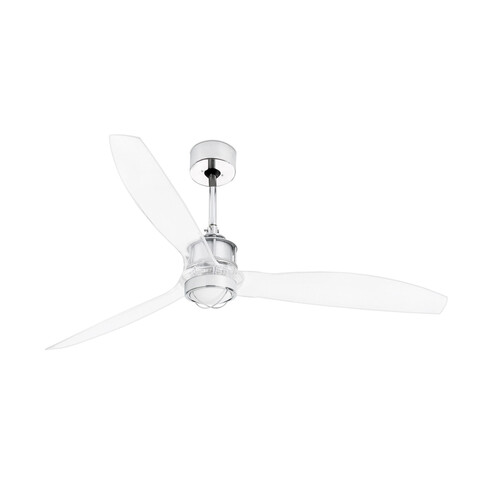 JUST FAN Ø1280 MM CROMO 3 PALAS TRANS 17W 3000K