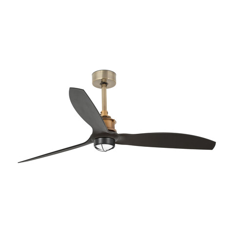 JUSTFAN Ø1280mm ORO VIEJO 3 PALAS NEGRAS 17W 3000K