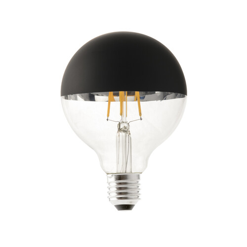 G95 DECORATIVA NEGRO MATE E27 4W 2700K DIM 400Lm