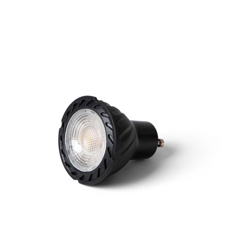 GU10 LED 5W 2700K 60° NEGRA