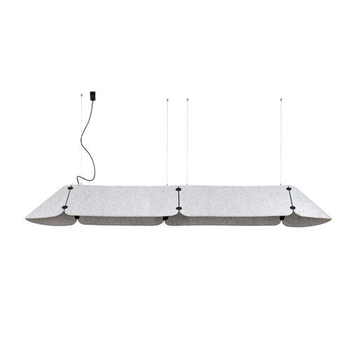 FONOVIA COLGANTE GRIS 2400MM 50W 4000K 110V