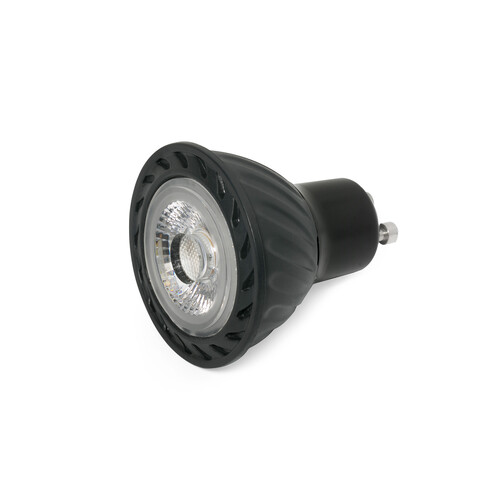GU10 LED 8W 2700K 60° NEGRA