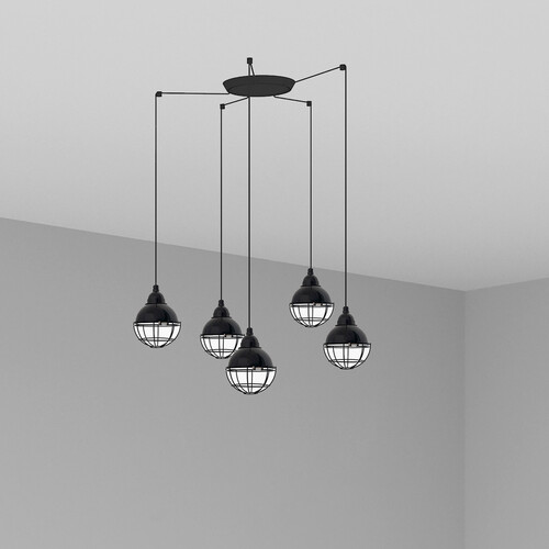 CLAIRE COLGANTE NEGRO E27 15W 5L