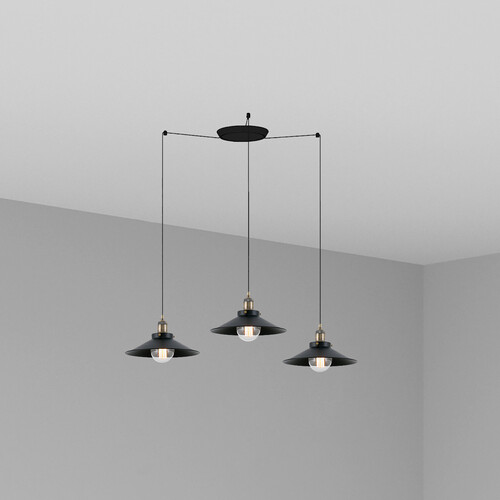 MARLIN COLGANTE NEGRO E27 60W 3L