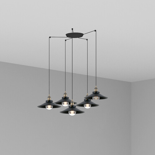 MARLIN COLGANTE NEGRO E27 60W 5L