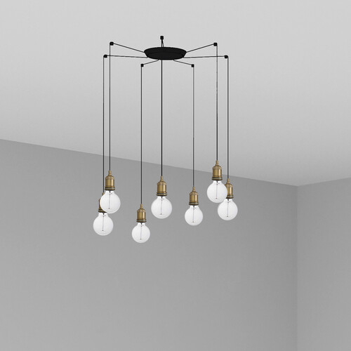 ART COLGANTE ORO VIEJO 1xE27 60W 7L