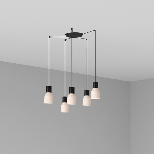 KOMBO COLGANTE BEIGE ø120 1X E27 5L