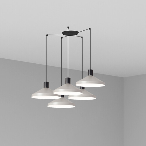 KOMBO COLGANTE GRIS ø400 1X E27 5L