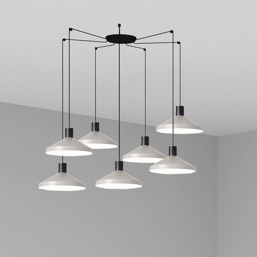 KOMBO COLGANTE GRIS ø400 1X E27 7L