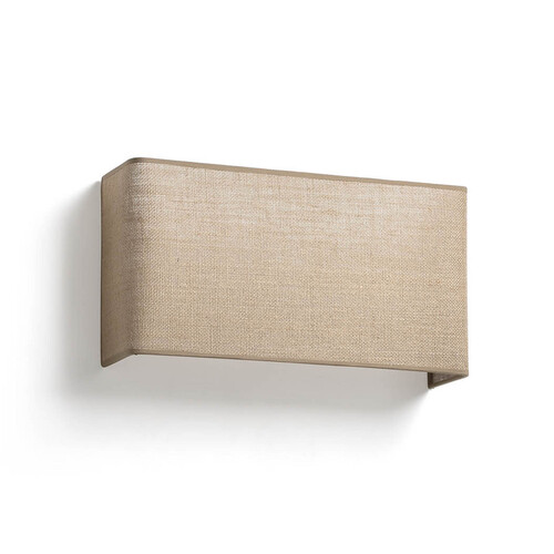 OTTON APLIQUE YUTE 2xE27 HOR. SQ. 375x200x105