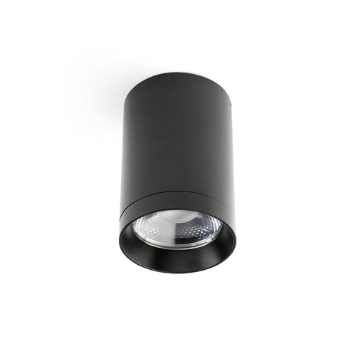 PUK PLAFON NEGRO Ø76 LED 7W 3000K 50°
