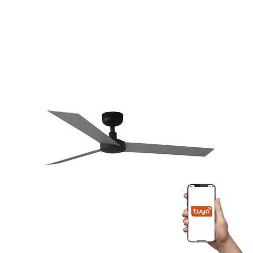 CRUISER L Ø1320MM NEGRO 3 PALAS ALUMINIO TUYA