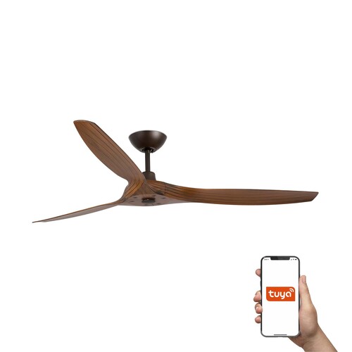 MOREA Ø1520MM MARRON 3 PALAS NOGAL OSCURO TUYA