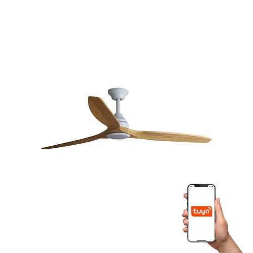 ALO DC Ø1520 BLANCO 3 PALAS PINO 20W CCT TUYA