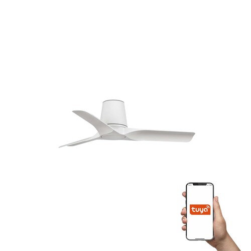 HEY TUB S Ø900MM BLANCO 3 PALAS BLANCAS TUYA