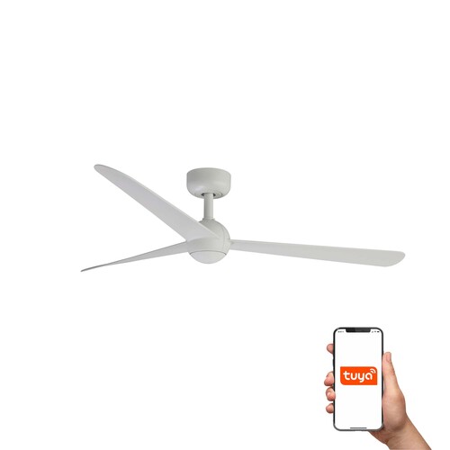 SFERA M Ø1250MM BLANCO 3 PALAS BLANCAS TUYA