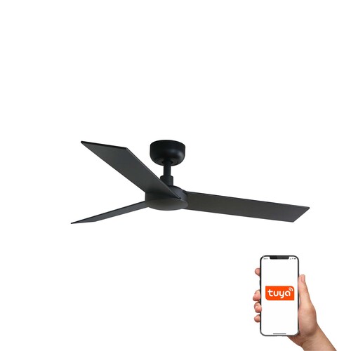 RUDDER S Ø1060MM NEGRO 3 PALAS NEGRAS NOGAL TUYA