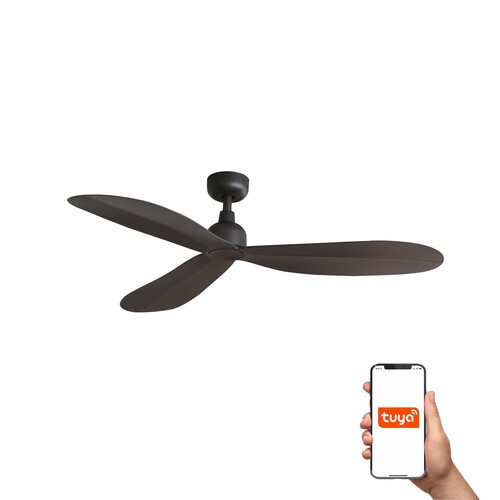 PALMA M Ø1290MM MARRON 3P IP44 SEASIDE DIM TUYA