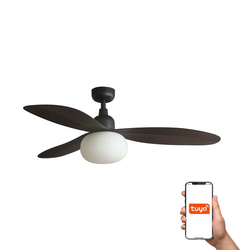 PALMA M Ø1290MM MARRON 3P IP44 SEASIDE 1xE27 TUYA