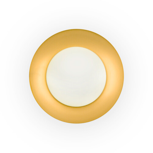 SIDE PLAFON Ø390 NEGRO/ORO SATINADO LED 15W 3000K