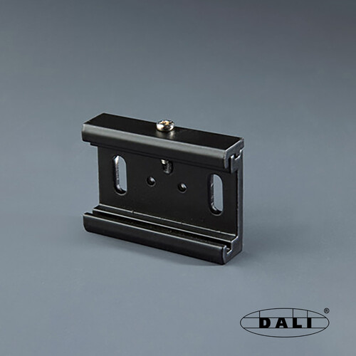 SOPORTE ALUMINIO TECHO PARA CARRIL DALI NEGRO