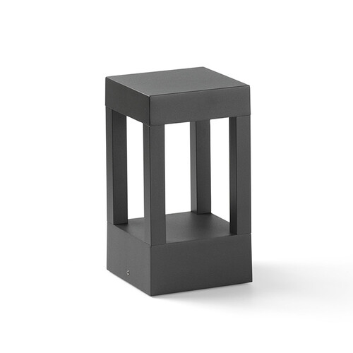 AGRA BALIZA GRIS OSCURO LED 9W 2700K H200