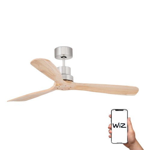 LANTAU L DC Ø1320MM NIQUEL MAT 3 PALAS PINO WIZ