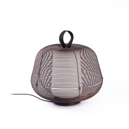 NARA PORTATIL MARRON OXIDO 1xE27