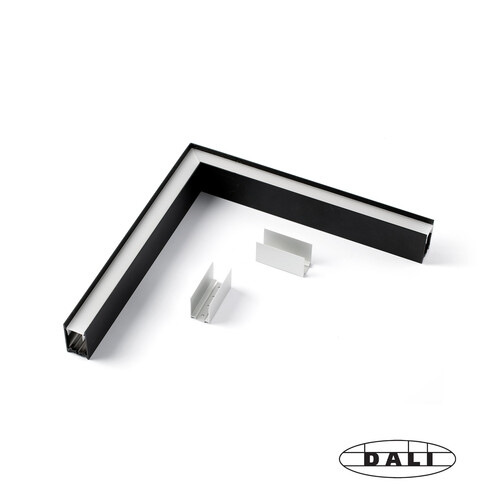 LUVA DECO CORNER 6W 3000K NEGRO DALI
