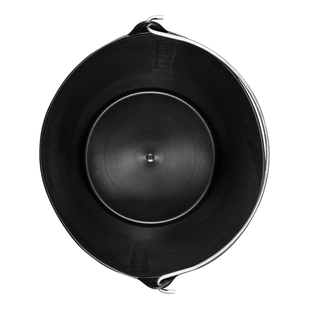 Seau Flexible Multifonction Draper 42L - Polypropylène Renforcé, Noir, Pour Jardin Et BTP