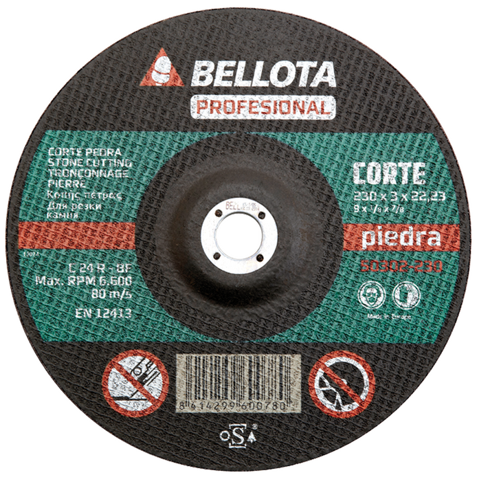 Stone abrasive cutting disc / 50302 | Bellota