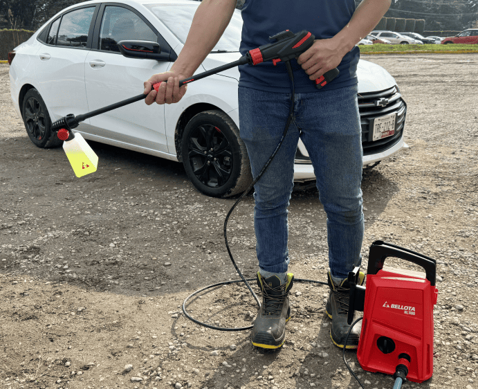 Hidrolavadora portátil 1600 PSI a donde vayas