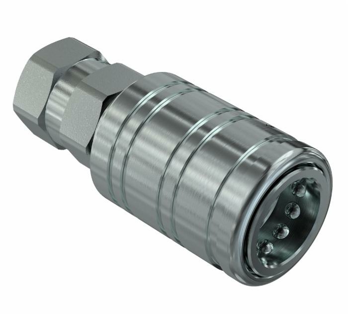 FEMALE PUSHPULL QUICK COUPLING FASTER 3CPV 1/2" AMA
