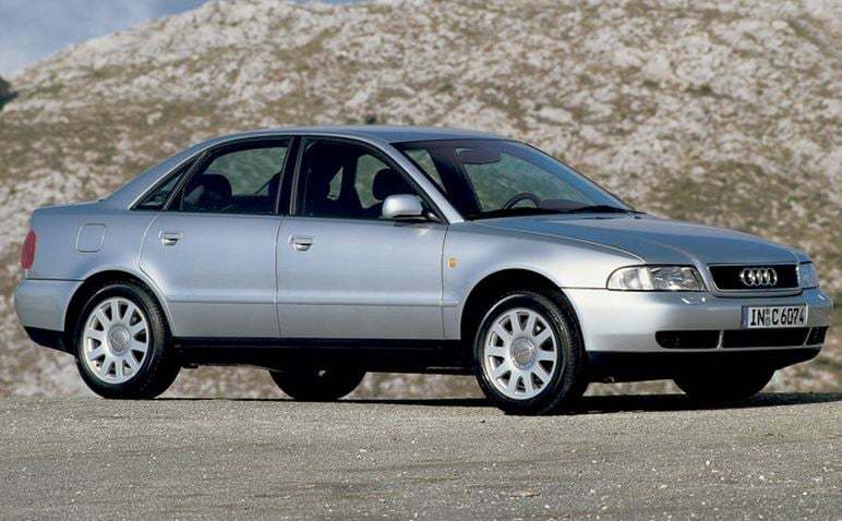 Wielganizator Fußmatten Vorne Für Audi A4 B5 FL (1999-2001) | 2-teilig Schwarz | Velours Basic | Rutschfester Untergrund