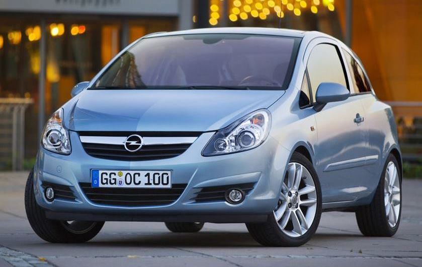 Rubbermatten voor Opel Corsa D 2006->, 4 delig