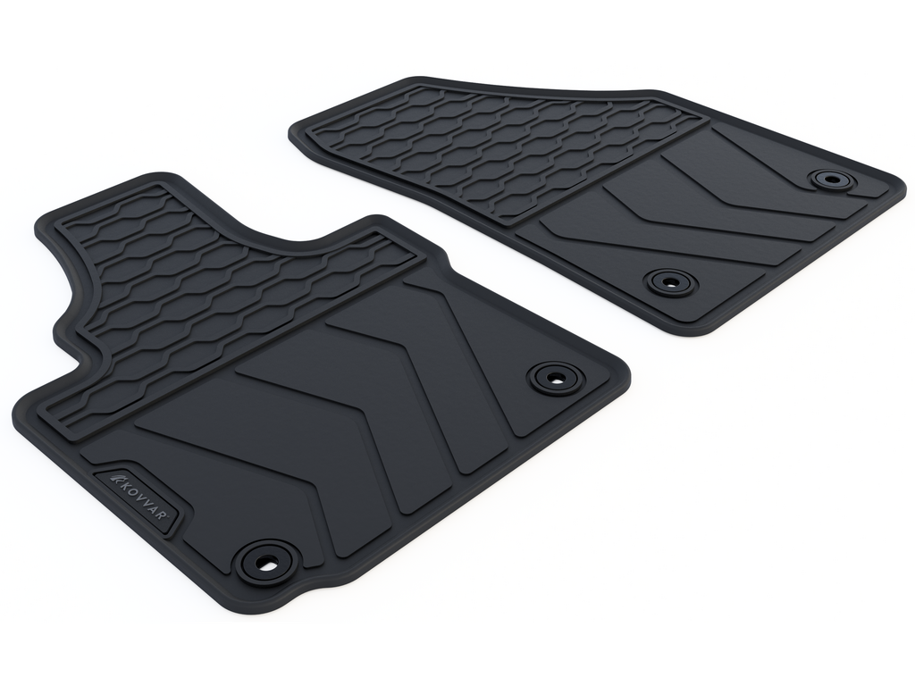 WALSER DirtGuard Gummi Fussmatten Auto für Skoda Kodiaq 2 (PS7)/VW WALSER DirtGuard Gummi Fussmatten Auto für Skoda Kodiaq 2 (PS7)/VW