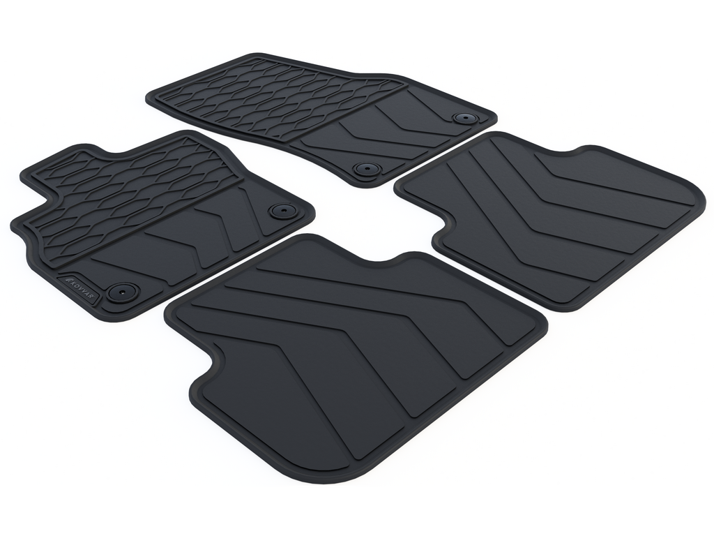 J&J AUTOMOTIVE Tappeti Auto In Velluto Su Misura Per BMW X3 F25 (2010-2017) – Set Di 4 Pezzi Antiscivolo Con Rinforzo