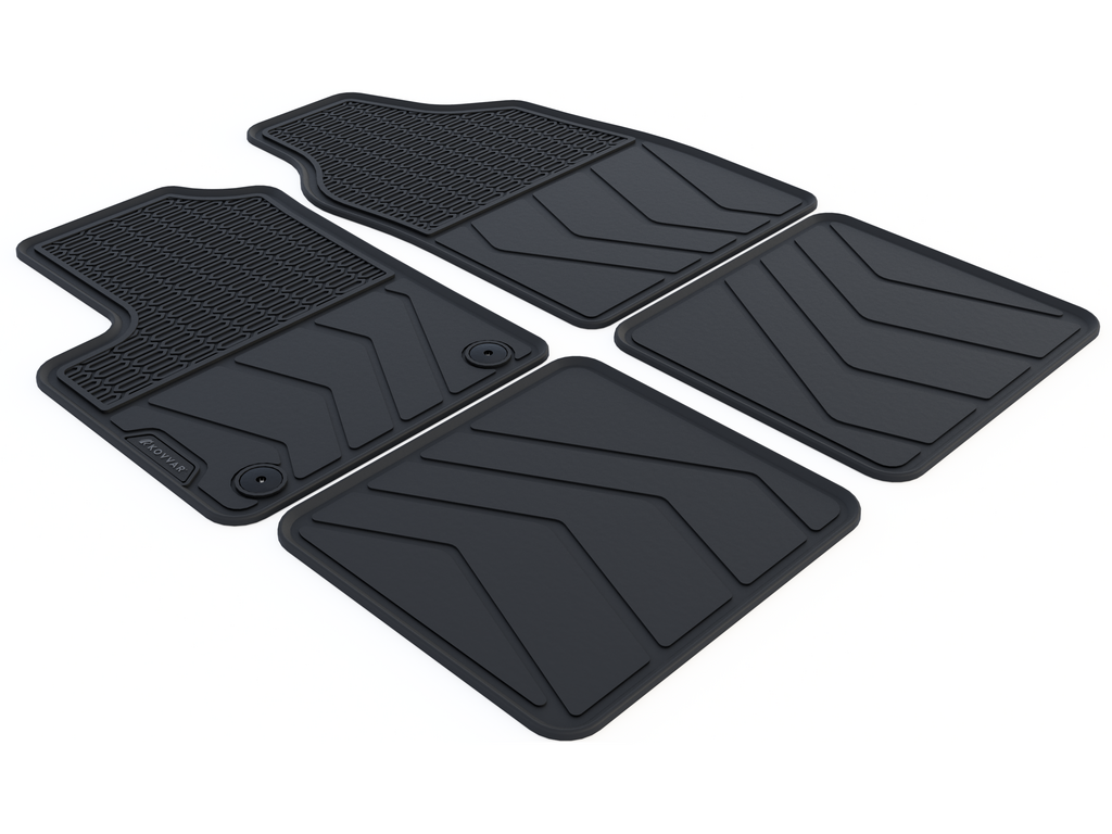 Tappetini Gomma Anteriori Per Fiat Panda II (2003-2012) – Set Da 2, Bordi Alti 15 Mm – Antiscivolo E Resistenti - 3