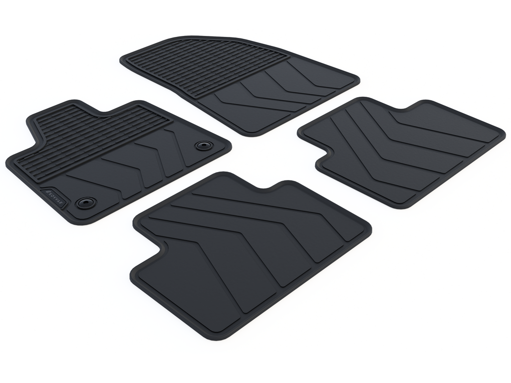 Tappetini Gomma Per Volvo V50, C30, S40 II | Set 4 Stagioni, Antiscivolo, Su Misura
