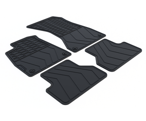 Rutschfeste Fußmatten RIZLINE 3D Fußmatten Für Audi A4 B9 (2015-2022) - TPE Material, Rutschfest - Komplettset Audi B9 Bodenmatten